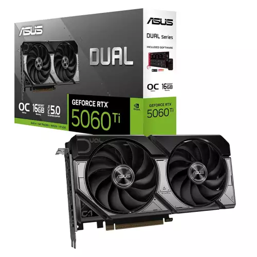 ASUS Dual GeForce RTX 5060 Ti 16GB GDDR7 Graphics Card- 007 First Light GeForce RTX 50 Series Bundle