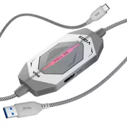 PIVA VD03 4-in-1 Live Streaming Adapter – HDMI, USB-C PD 60W, USB Data & Audio Bridge