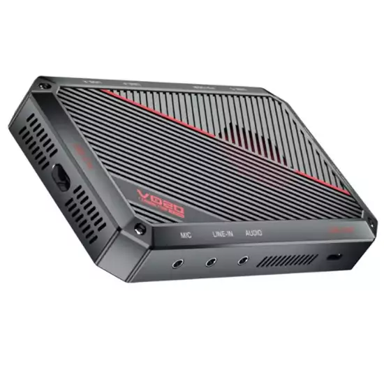 PIVA VD20 Live Streaming Adapter & 4K Video Capture Card – 4K/60Hz, 240Hz Passthrough, Gigabit Ethernet
