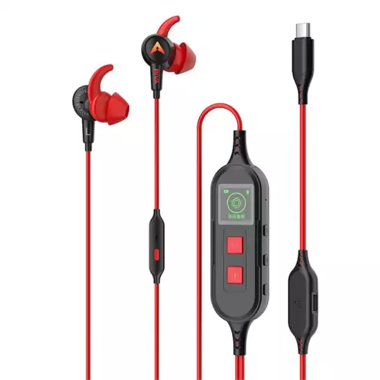 PIVA S6PRO-AR Type-C RGB Gaming Earbuds with PD 27W Fast Charging – Red PIVA S6PRO-AR Type-C RGB Gaming Earbuds with PD 27W Fast Charging – Red