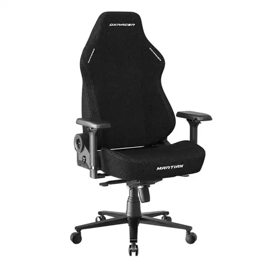DXRacer MARTIAN Series Gaming Chair, 4D Armrests, 4D Integrated Lumbar Support, 90° ~ 135° Back Recline Support, Steel Frame, Class 4 Hydraulics, Large, Black / Yellow | GC/LMT24FBE/N DXRacer MARTIAN Series Gaming Chair, 4D Armrests, 4D Integrated Lumbar Support, 90° ~ 135° Back Recline Support, Steel Frame, Class 4 Hydraulics, Large, Black / Yellow | GC/LMT24FBE/N