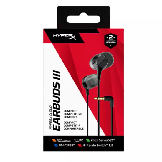 HyperX Cloud Earbuds III Gaming Earbuds - Black HyperX Cloud Earbuds III Gaming Earbuds - Black