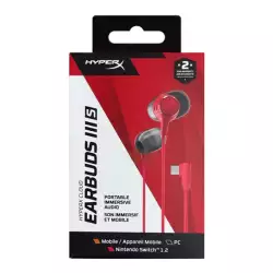 HyperX Cloud Earbuds III S Gaming Earbuds - Red HyperX Cloud Earbuds III S Gaming Earbuds - Red