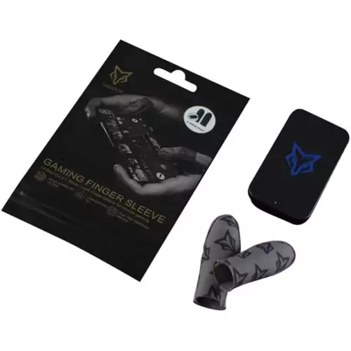 Sarafox C1 Sliver 2 Piece Pack Cloth Sensitive thin washable Mobile Gaming Finger Sleeve Finger Gloves