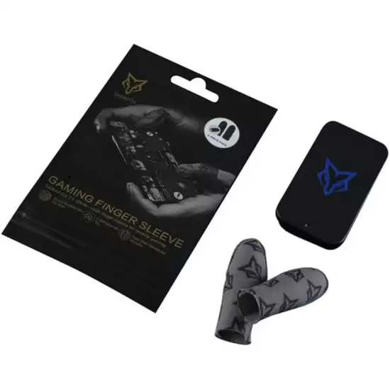 Sarafox C1 Sliver 2 Piece Pack Cloth Sensitive thin washable Mobile Gaming Finger Sleeve Finger Gloves Sarafox C1 Sliver 2 Piece Pack Cloth Sensitive thin washable Mobile Gaming Finger Sleeve Finger Gloves