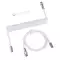 ATTACK SHARK C01 PRO Coiled Cable - White