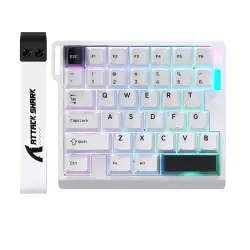 ATTACK SHARK M36 HE One-Handed Magnetic Switch Keyboard  - White