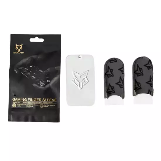 Sarafox P1 Sliver-cloth Super snug Sensitive thin washable Mobile Gaming Finger Sleeve Finger Gloves