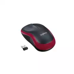 Logitech M185 Wireless Mouse – Black/Red | 910-002237 Logitech M185 Wireless Mouse – Black/Red | 910-002237