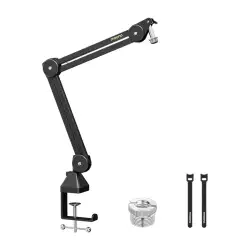 MAONO BA37 Microphone Suspension Boom Arm Stand – Black