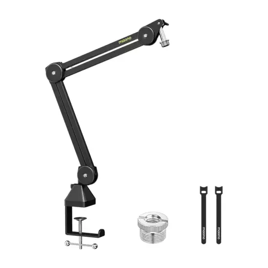 MAONO BA37 Microphone Suspension Boom Arm Stand – Black