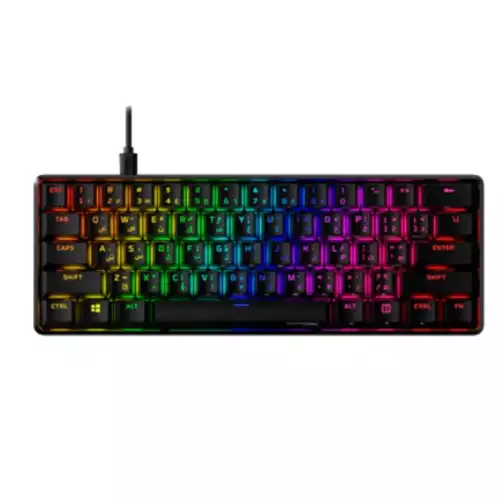 Hyperx Alloy Origins 60 Linear Red Switches Arabic Wired Mechanical Keyboard - Black | 196786337406