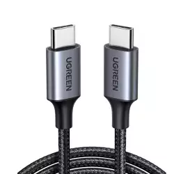 UGREEN USB-C to USB-C 60W PD Fast Charging Braided Cable 1M | 50150 UGREEN USB-C to USB-C 60W PD Fast Charging Braided Cable 1M | 50150