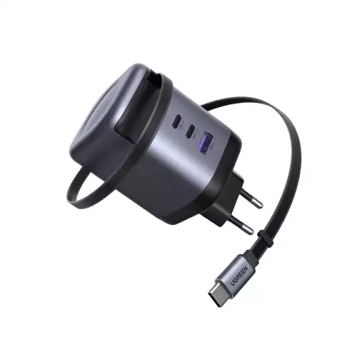 UGREEN Nexode 100W Charger with Retractable USB-C Cable | 65586