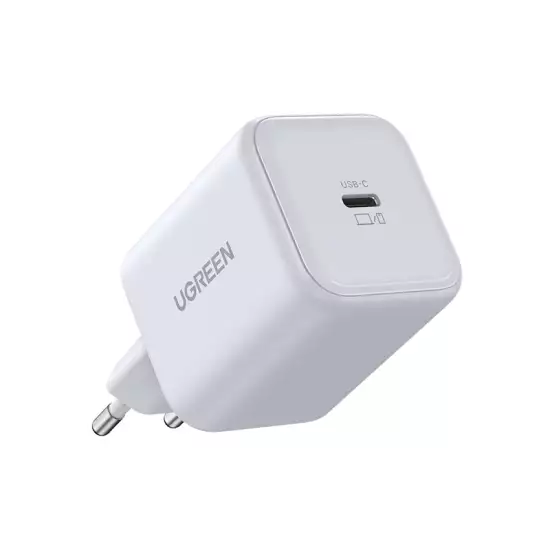 UGREEN X524 45W USB-C GaN Fast Wall Charger EU - White | 65053 UGREEN X524 45W USB-C GaN Fast Wall Charger EU - White | 65053