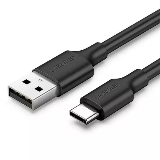 UGREEN US287 USB-A to USB-C QC 3.0 Fast Charging Cable 3A 3M - Black | 60826 UGREEN US287 USB-A to USB-C QC 3.0 Fast Charging Cable 3A 3M - Black | 60826