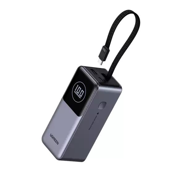 UGREEN Nexode Power Bank 20,000mAh 130W with Built-In USB-C Cable | 55365
