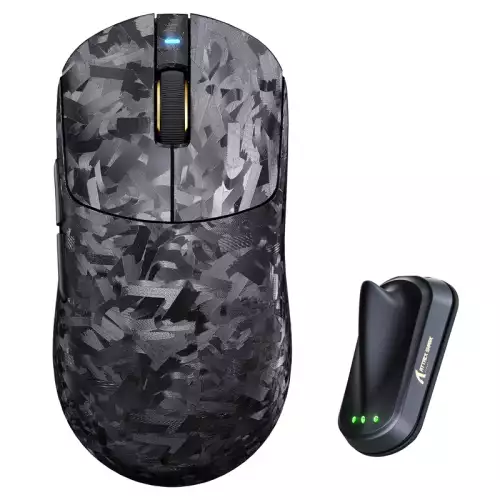 ATTACK SHARK RS3 ULTRA Carbon Fiber Wireless PAW3955MAX Gaming Mouse - Black