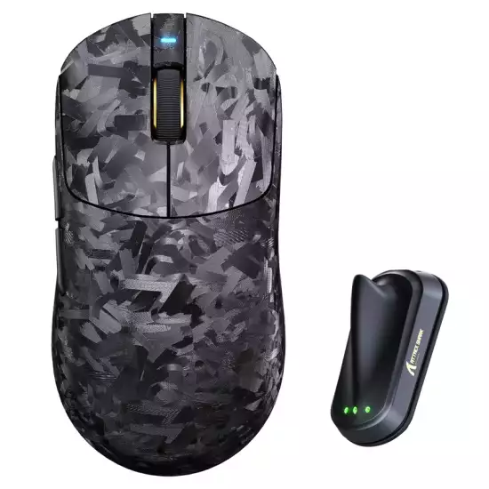 ATTACK SHARK RS3 ULTRA Carbon Fiber Wireless PAW3955MAX Gaming Mouse - Black ATTACK SHARK RS3 ULTRA Carbon Fiber Wireless PAW3955MAX Gaming Mouse - Black