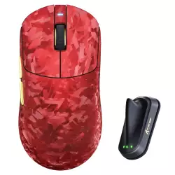 ATTACK SHARK RS3 ULTRA Carbon Fiber Wireless PAW3955MAX Gaming Mouse - Red ATTACK SHARK RS3 ULTRA Carbon Fiber Wireless PAW3955MAX Gaming Mouse - Red