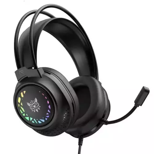 ONIKUMA X92 Hi-Fi Surround Sound Wired Gaming Headset with USB Sound Card – Black | PC & PlayStation