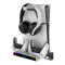iPega P5S011 Wall Mount Stand for PS5/PS5 Slim with Dual Charger Dock for PS5 Controller
