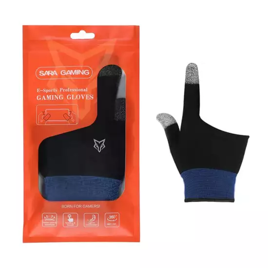 E-Sports,Cool Sara Gaming Gloves,Touch Finger for Highly Sensitive Nano-Silver Fiber Material