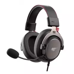 HAVIT H2015E Wired Gaming Headset with 53mm Drivers & Detachable Microphone - Black / Ochre | 6939119066987