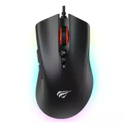 HAVIT MS1040 RGB Programmable Wired Gaming Mouse 8000DPI with 8 Buttons - Black | 6939119053468 HAVIT MS1040 RGB Programmable Wired Gaming Mouse 8000DPI with 8 Buttons - Black | 6939119053468