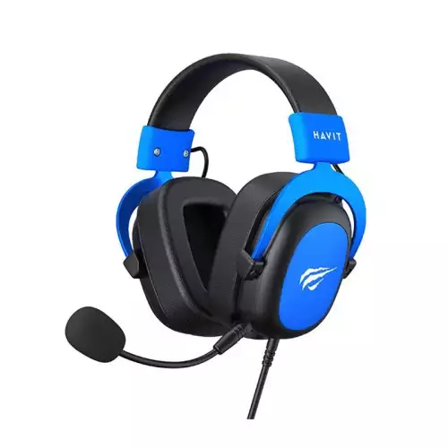 Havit H2002D Wired 53mm Gaming Headphone – Black / Blue