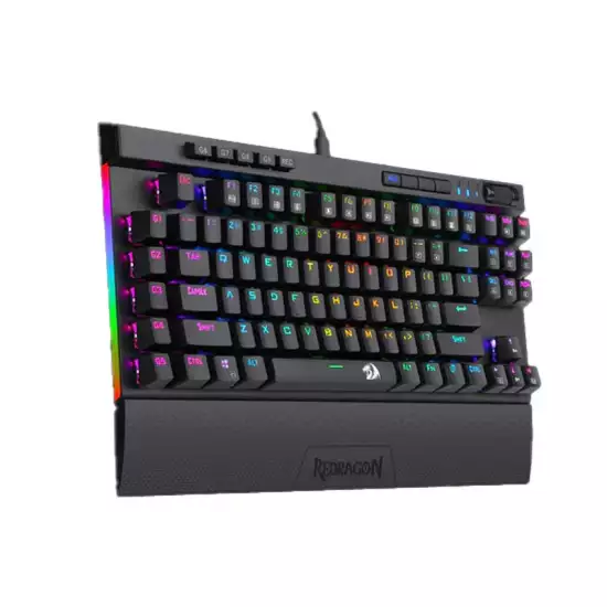 Redragon K587 MAGIC-WAND 87 Keys Compact RGB TKL Mechanical Gaming Keyboard, Type-C Keyboard with 9 Onboard Macro Keys, Detachable Wrist Rest Redragon K587 MAGIC-WAND 87 Keys Compact RGB TKL Mechanical Gaming Keyboard, Type-C Keyboard with 9 Onboard Macro Keys, Detachable Wrist Rest