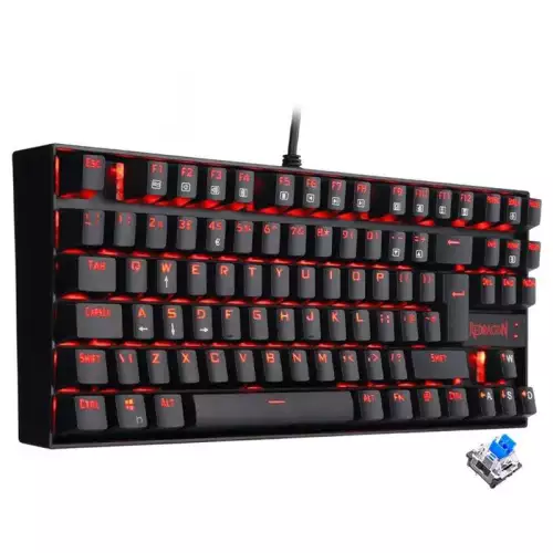 Redragon K552 KUMARA Blue Switch Red LED Backlit Mechanical Gaming Keyboard