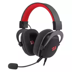 Redragon H510-FB ZEUS FB Gaming Headset – 7.1 Surround Sound, Detachable Noise-Cancelling Mic & Mesh Earcups – Black Redragon H510-FB ZEUS FB Gaming Headset – 7.1 Surround Sound, Detachable Noise-Cancelling Mic & Mesh Earcups – Black