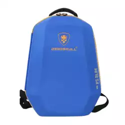 DEADSKULL Carrying Case Backpack for PS5 / PS5 Pro / PS5 Slim – Large Capacity Storage Bag – Blue