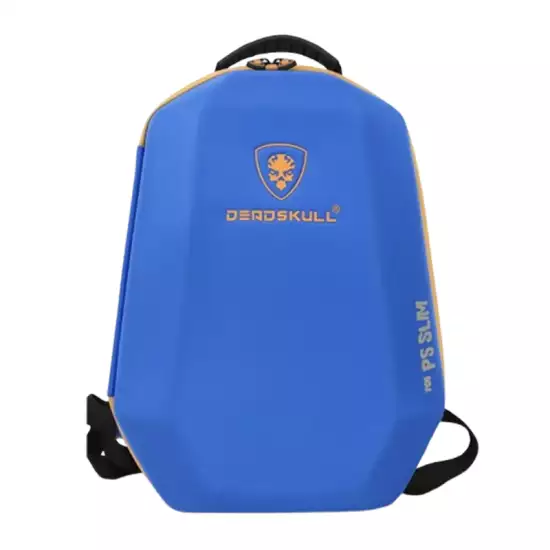 DEADSKULL Carrying Case Backpack for PS5 / PS5 Pro / PS5 Slim – Large Capacity Storage Bag – Blue DEADSKULL Carrying Case Backpack for PS5 / PS5 Pro / PS5 Slim – Large Capacity Storage Bag – Blue