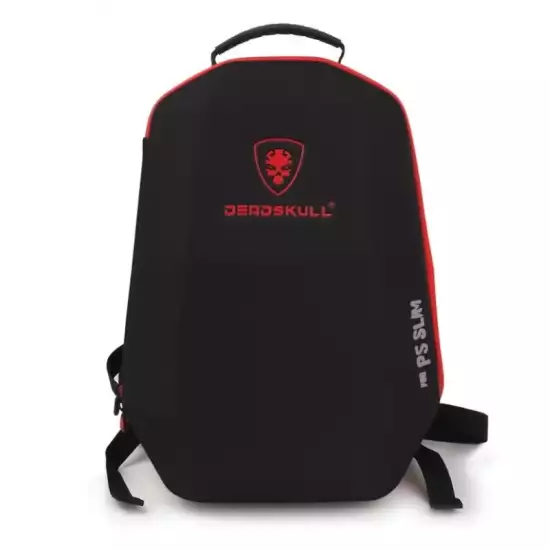 DEADSKULL Carrying Case Backpack for PS5 / PS5 Pro / PS5 Slim – Large Capacity Storage Bag – Black