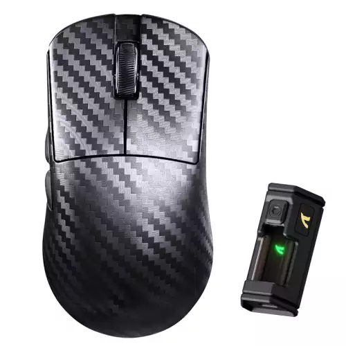 ATTACK SHARK R11 ULTRA Carbon Fiber Wireless 8K PAW3950MAX Gaming Mouse -  Weave Black