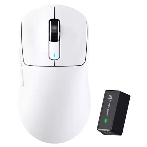 ATTACK SHARK X3 Pro 4K/8K Hz Wireless/Wired Gaming Mouse White