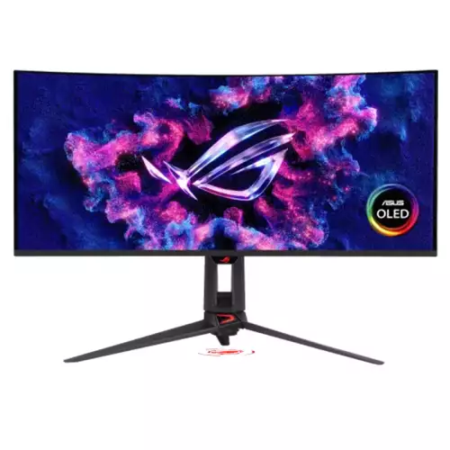 ASUS ROG Swift OLED PG34WCDN 34" UWQHD 360Hz Tandem RGB QD-OLED Curved Gaming Monitor – Black | 90LM0CU0-B01971