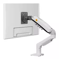 NB NORTH BAYOU F80-XE Gas Spring Monitor Arm for 17–30 Inch Screens – White