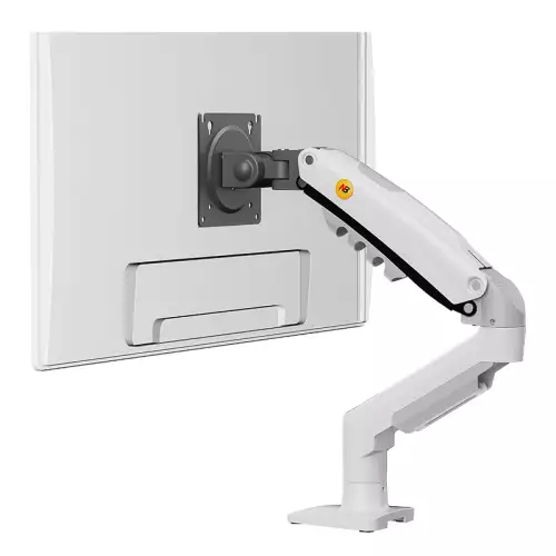 NB NORTH BAYOU F80-XE Gas Spring Monitor Arm for 17–30 Inch Screens – White