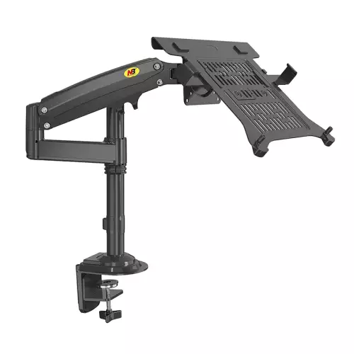 North Bayou NB H100-FP Gas Spring Laptop Stand for 10–17 Inch Laptops – Black