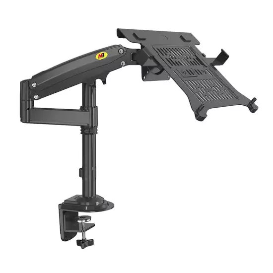 North Bayou NB H100-FP Gas Spring Laptop Stand for 10–17 Inch Laptops – Black