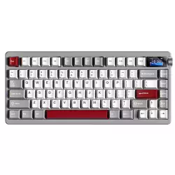 AULA Nova75 Star vector Switch Gaming Keyboard - White / Gray / Red AULA Nova75 Star vector Switch Gaming Keyboard - White / Gray / Red