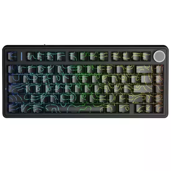 AULA F75HE Gaming Magnetic Switch Keyboard - White / Grey / Black AULA F75HE Gaming Magnetic Switch Keyboard - White / Grey / Black