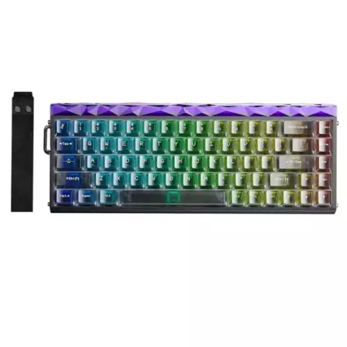 AULA HERO 68 HE 65% Hall Effect Magnetic Gaming Keyboard – Black Translucent 