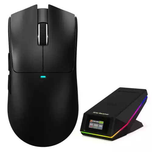 ATTACK SHARK X11 PRO V2 Wireless Gaming Mouse with TFT Display Charging Dock – Black