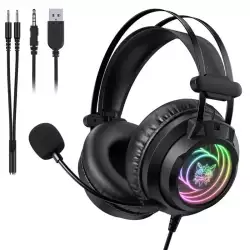 ONIKUMA X80 7.1 Surround Sound RGB Over-Ear Gaming Headset – Black ONIKUMA X80 7.1 Surround Sound RGB Over-Ear Gaming Headset – Black
