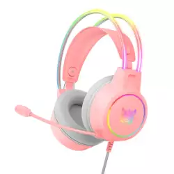 ONIKUMA X15 PRO RGB Wired Gaming Headset with 50mm Drivers & Noise-Reducing Microphone – Pink ONIKUMA X15 PRO RGB Wired Gaming Headset with 50mm Drivers & Noise-Reducing Microphone – Pink