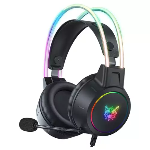 ONIKUMA X15 Pro RGB Wired Gaming Headset with 50mm Graphene Drivers – Black